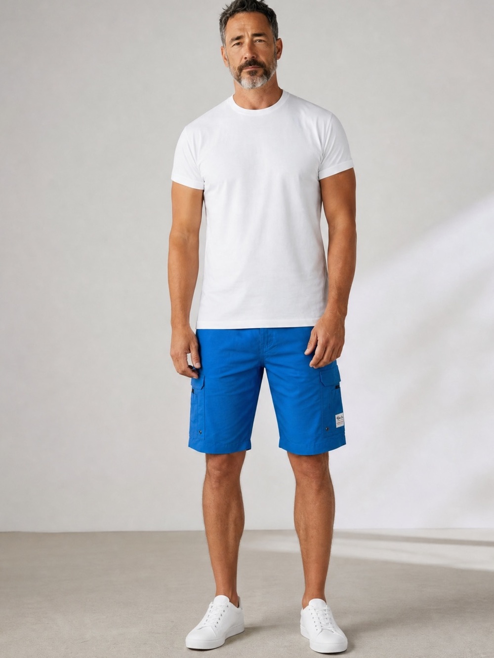NWT 44 Bimini Bay Boca Grande II Blue Cargo Shorts - Classic Casual Utility